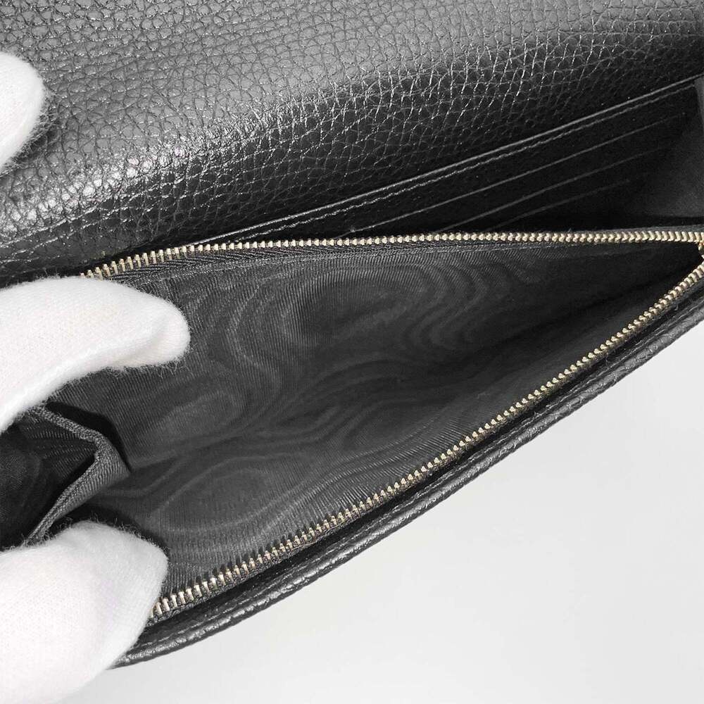 GUCCI Black Leather Shoulder Bag - Picture 7 of 9